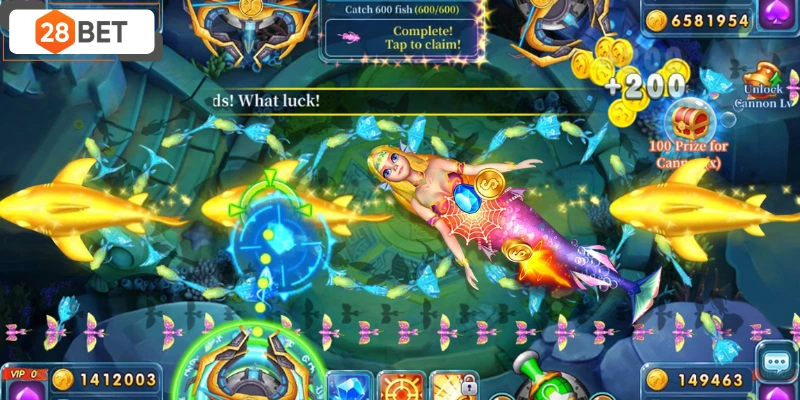 Tổng quan sảnh chơi bắn cá 28BET